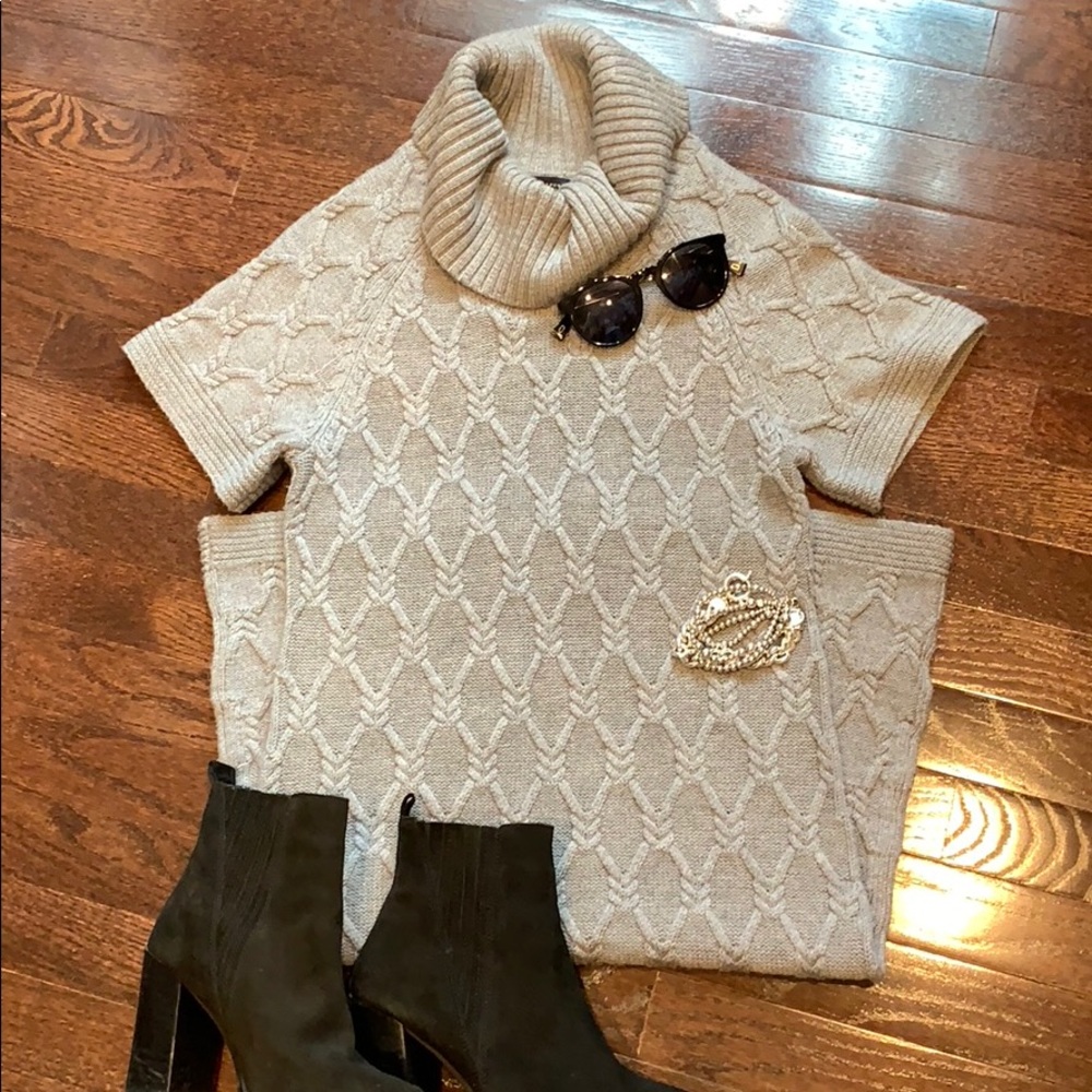 Merino wool sweater dress